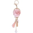 thumbnail image 1 of Llavero con borla y colgante de perla, accesorio de joyería con dijes, ideal para cumpleaños, Acción de Gracias, Navidad, llavero, bolso o decoración de coche., 1 of 5