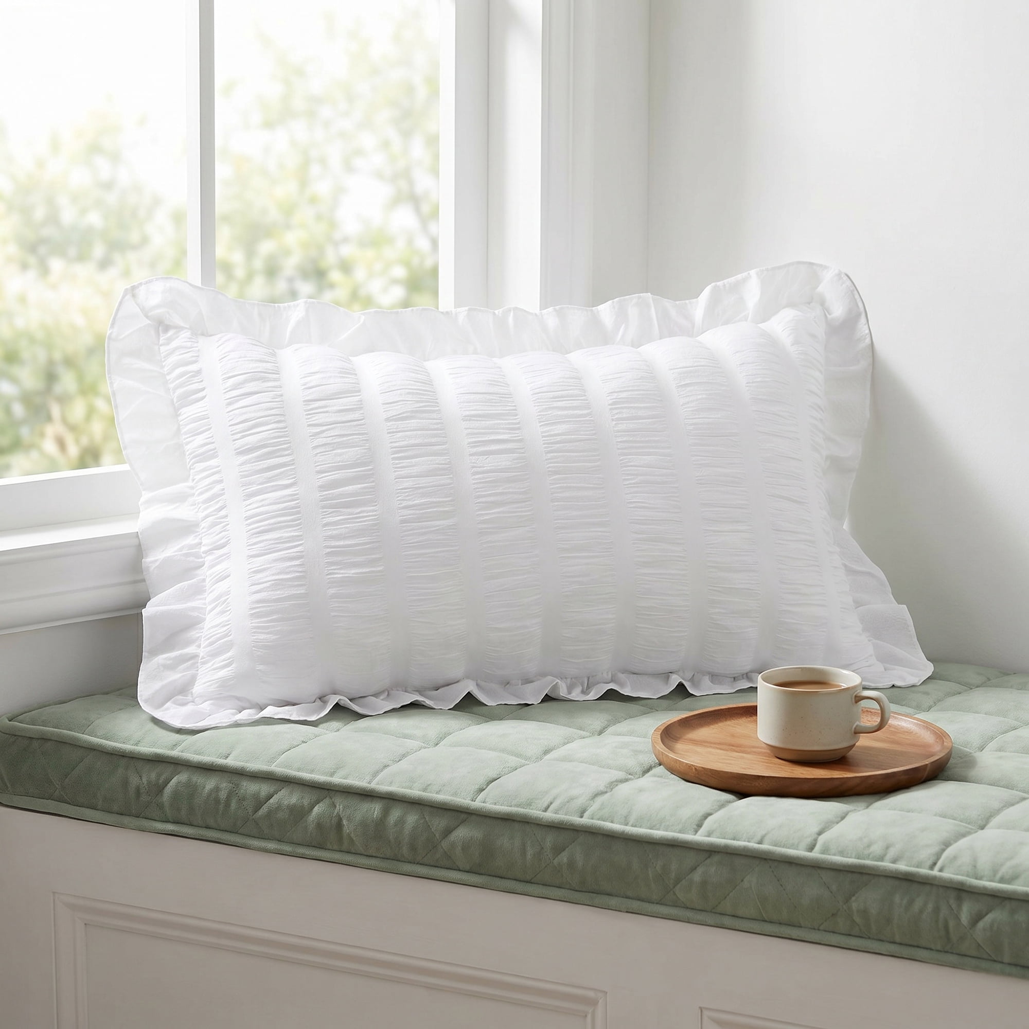 Unique Bargains 2Pcs Polyester Envelope Closure Wrinkle Resistant Pillowcase Queen White