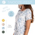 thumbnail image 3 of Hello Mello Lounge Pajama Top Sleepwear Shirt with Crewneck, Spill The Tea (Women's), 3 of 8