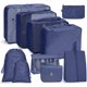 thumbnail image 4 of Bolsa de almacenamiento de viaje, juego de 10 piezas, organizador de ropa para equipaje de viaje, bolsa de almacenamiento, juego de almacenamiento simple y separado, 4 of 6