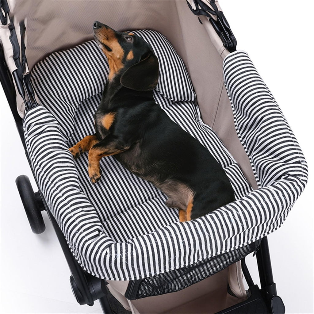 AOOOWER Adjustable Dog Strollers Padding Shock Absorption Side Mat For Outdoor Activity