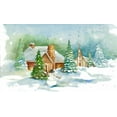 thumbnail image 2 of Loreth, Lanie 18x12 White Modern Wood Framed Museum Art Print Titled - Holiday Town I, 2 of 4