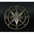 thumbnail image 3 of Zeckos Bronze Cast Iron Nautical Compass Rose Garden Hose Hanger, 3 of 7