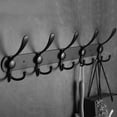 thumbnail image 4 of Hweilai (15 Hooks, 2 Pack)Wall Coat Racks, Wall Coat Rack, Coat Racks, Stainless Steel Wall Coat Rack, Coat Rack, Black Wall Hook, 4 of 5