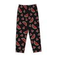 thumbnail image 4 of Xecao Watermelon Women's Straight Lounge Pajama Pants: The Epitome of Relaxed Sleepwear, 4 of 9