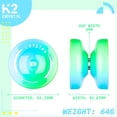 thumbnail image 2 of Magicyoyo Professional Responsive Yoyo K2 Crystal Blue Green, Dual Purpose Yoyo for Kids Beginner, 2 of 5