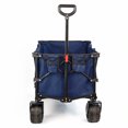 thumbnail image 3 of Maxwell en Plein Air Pliant Chariot de Camping avec Plus de Roues de Silence, Navy, 3 of 6