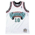 thumbnail image 2 of Men's Mitchell & Ness Mike Bibby White Vancouver Grizzlies 1998/99 Hardwood Classics Swingman Jersey, 2 of 4