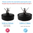 thumbnail image 4 of Paquete de 5 juntas de goma de repuesto para batidora Nutri Ninja de repuesto para Ninja Auto iQ Pro Extractor CT680 BL456-30 BL480 BL681A BL682 BL640 (juntas de 3.9 pulgadas), 4 of 5