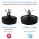 thumbnail image 4 of Paquete de 5 juntas de goma de repuesto para batidora Nutri Ninja de repuesto para Ninja Auto iQ Pro Extractor CT680 BL456-30 BL480 BL681A BL682 BL640 (juntas de 3.9 pulgadas), 4 of 5