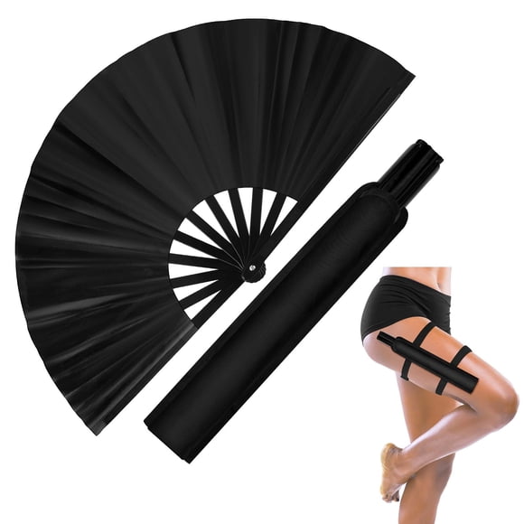 Set de ventiladores Rave Anglechic Classic con ventilador plegable y funda