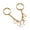 Gold, variant on Geemin Geometric Fringe Jewelry Alloy Texture Suitable for Fashion Lover Present