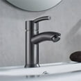 thumbnail image 2 of Vinnova Bliss Single Handle Basin Bathroom Faucet in Gunmetal Gray, 2 of 5