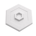 thumbnail image 1 of Prime-Line U9275 Bouclier Mural à Bouton de Porte Hexagonal de 5 Po, 1 of 4
