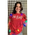 thumbnail image 4 of Womens FA (LA)8 T Shirt Funny Nerdy Math Christmas Carole Graphic Novelty Holiday Tee Womens Graphic Tees, 4 of 7