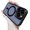 Black, variant on for iPhone Case,[Compatible with MagSafe] crystal Metal Button Camera Lens Protection Clear Silicone Shockproof Cover Phone Case (iPhone 15 Pro,Grey)