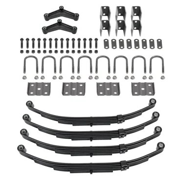Libra 3500lb Tandem Trailer Axle Suspension Kit Leaf Springs U-Bolt & Hanger Kit