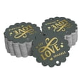 thumbnail image 1 of Inkdotpot Pack Of 100 Real Gold Foil Paper Tags Let Love Sparkle Wedding Favor Hang Tags, 1 of 6