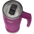 thumbnail image 3 of Thermos 18oz Stainless Steel Vacuum Insulated Travel Mug w/ Slide Lock Lid, Berry, 3 of 5