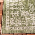 thumbnail image 3 of SAFAVIEH Courtyard Jaki Traditional Indoor/Outdoor Runner, 2'3" x 6'7", Green/Beige, 3 of 8