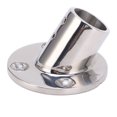 thumbnail image 3 of Base Ronde pour Main Courante de Bateau, Raccord de Base Ronde en Acier Inoxydable 316 pour Tube de 25mm/1 Po, 3 of 7