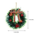 thumbnail image 2 of Artificial Christmas Garland Hwkond Mini Christmas Garland Wreath DIY Party Decor Wall Door Hanging Ornament Garland, 2 of 2