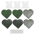 thumbnail image 4 of Juego de 3 páginas de esquina hechas a mano, marcapáginas de cuero en forma de corazón, suministros de costura de tela, 4 of 8