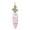 Pink, variant on Easter Custom Name Tags, Wooden Carrot-Shaped Decorations, Engraved with Names, Durable & Reusable, Suitable for Toddlers/Kids/Teens, Ideal for Easter Bags/Gifts