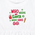 thumbnail image 4 of Inktastic Who Needs Santa when I Have Gigi Girls Baby Dress, 4 of 5