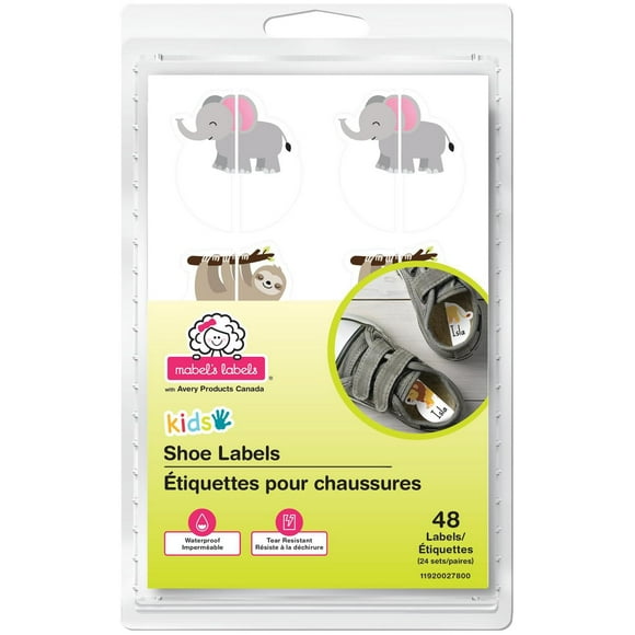 Avery® with Mabel's Labels® Shoe Labels - Critters 1
