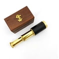 thumbnail image 2 of Telescopio Portátil de Latón de 6" con Caja de Madera - Pirate India Overseas Trading Co India Overseas Trading Co, 2 of 2