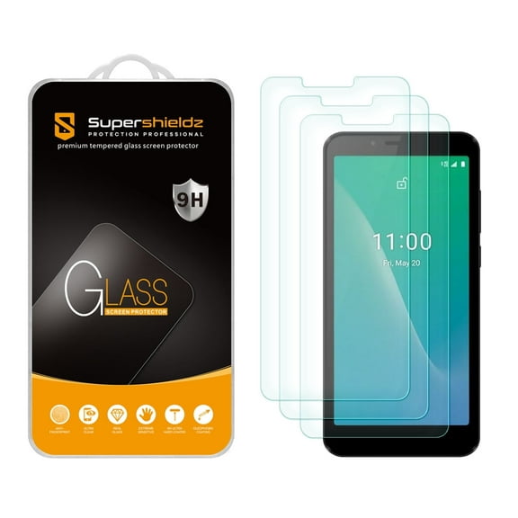 (3 Pack) Supershieldz Designed for Schok Volt SV55 Tempered Glass Screen Protector, Anti Scratch, Bubble Free