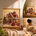 thumbnail image 5 of Christmas DIY Diamond Art Kit Holiday Themed Handmade Wall Ornament, 5 of 7