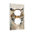thumbnail image 2 of ZICANCN Outlet Covers Wall Plate, Tiger Feline Light Switch Cover Decorative, Duplex Toggle Combo 1-Gang, 2 of 9