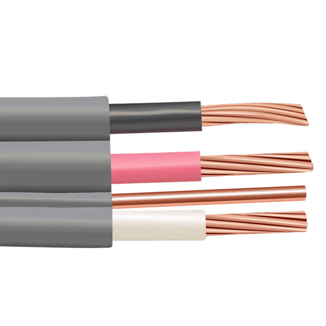 200' 12/2 UF-B Wire with Ground Copper Underground Feeder Cable Gray 600V 