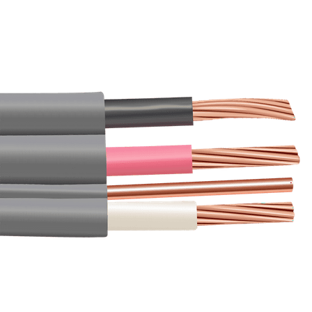 125' 8/3 UF-B Wire Copper Underground Feeder Cable With Ground Gray 600V