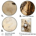 thumbnail image 3 of Designart "Minimalist Depiction Of A Cowboy I" Cowboys Floater Framed Canvas Prints, 3 of 5