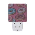 thumbnail image 2 of Cute Donuts Cartoon Style LED Night Light with Smart Sensor Plug Into Wall Dusk to Dawn 2 packs, 2 of 7