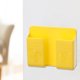 thumbnail image 3 of Caja Almacenamiento Montada en La Pared Soporte Control Remoto para Enchufe (Amarillo), 3 of 9