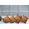 thumbnail image 2 of Ambesonne Abstract Throw Pillow Cover 4 Pack, Grunge Vintage Design, 16", Ginger and Brown, 2 of 5