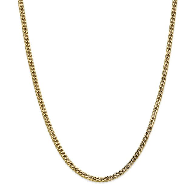Chaîne Franco Creuse en Or Jaune 14K 3.7mm 24 Pouces