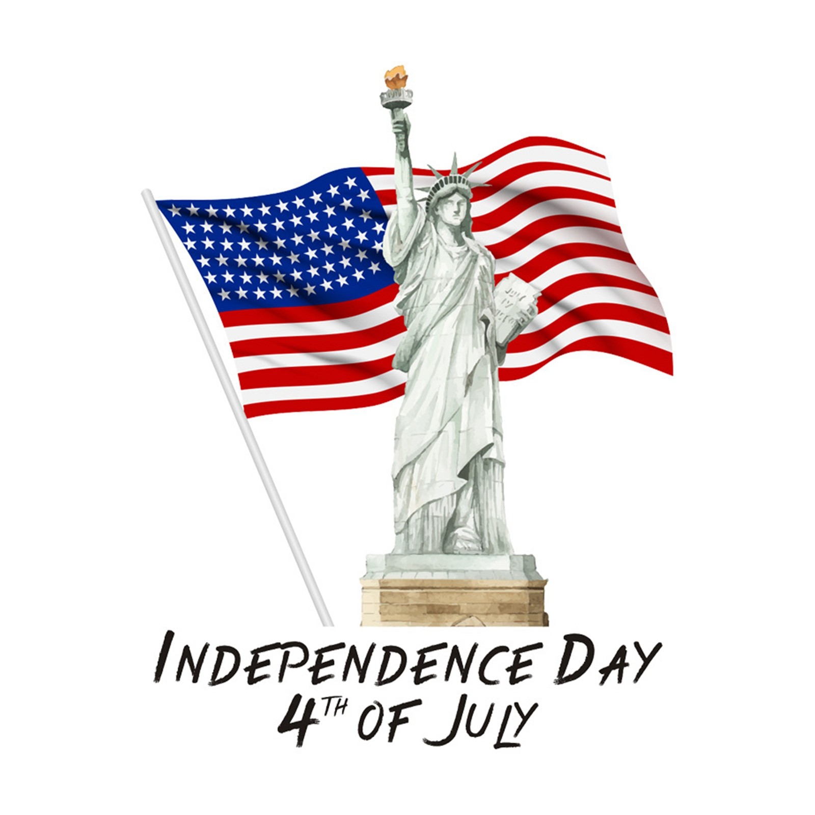 American Independence Day Window Glass Wall Beautification Decoration
