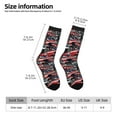 thumbnail image 2 of JUNZAN Red And Blue Cars Mens Funny Socks for Men Women Colorful Fun Novelty Crew Patterned Socks, 2 of 6
