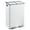 White, variant on Dual Trash Can, 16 Gal (2 x 30 l) Kitchen Garbage Can with Lid and Inner Bucket, Double Compartment Trash and Recycle Bin Combo with Step Pedal