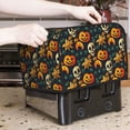thumbnail image 6 of KLL Halloween Skull Print 4 Slice Toaster Dust Covers Kitchen Small Appliance Cover with 2 Pockets,Can hold Jam Spreader Knife & Toaster Tongs (12.4 x 10.6 x 8.2), 6 of 6