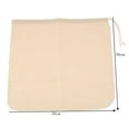 thumbnail image 2 of GUOOL 1 Pcs Jus de Café de Lait Réutilisable Sac Crépine Maille de Coton Utilisation Multiple 30x30cm, 2 of 9