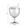 thumbnail image 2 of Dolked Baby Cup Party Goblet 150ml PP Children Drinking Cup, Temperature Resistance: 120°C, 2 of 8