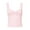Pink, variant on Razzly Stylish Women Square Neck Sleeveless Tank Top Basic Solid Color Casual Everyday Wear Comfortable Stretch Fit(Pink,S)