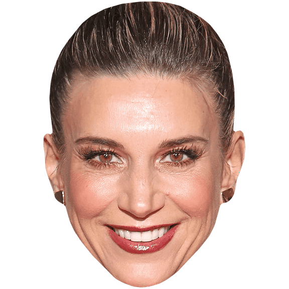 Nicoletta Romanoff (Smile) Celebrity Mask, Flat Card Face, Fancy Dress Mask