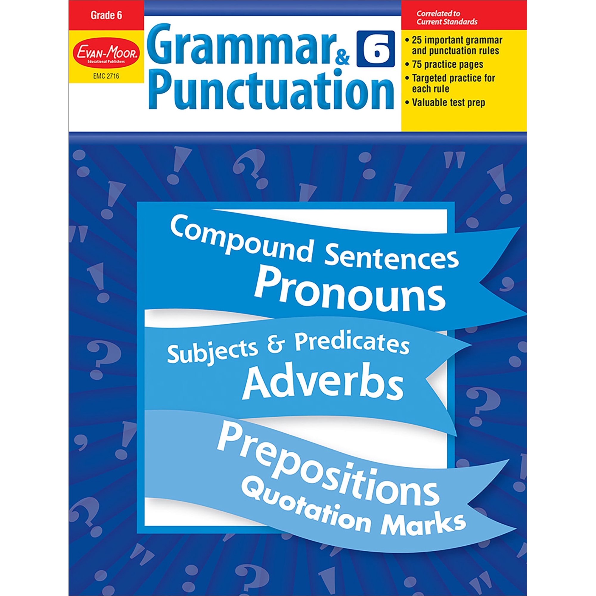 Evan-Moor Grammar & Punctuation, Grade 6 Teacher Resource